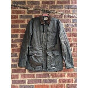 Cody James Men's Mansfield Oilskin Field Coat-Hunter Green-Sz Small